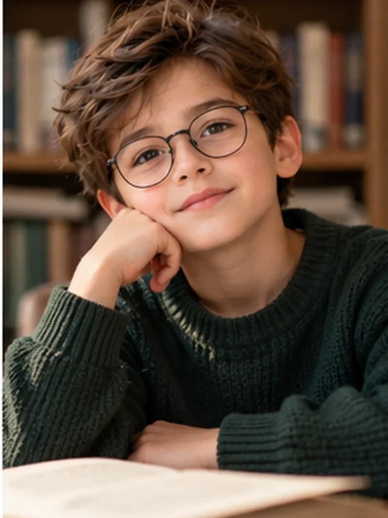 School & Academic Boy Portrait AI prompt example for Portrait