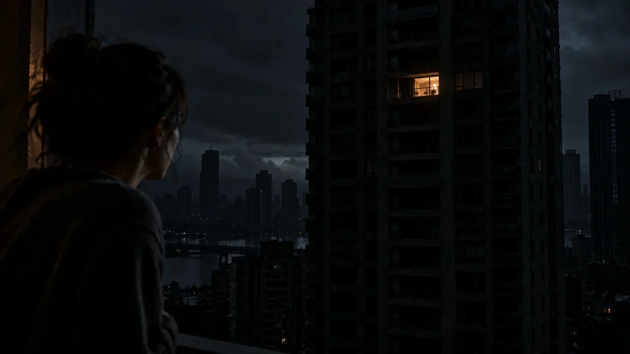 One Light Left On AI prompt example for Short Film
