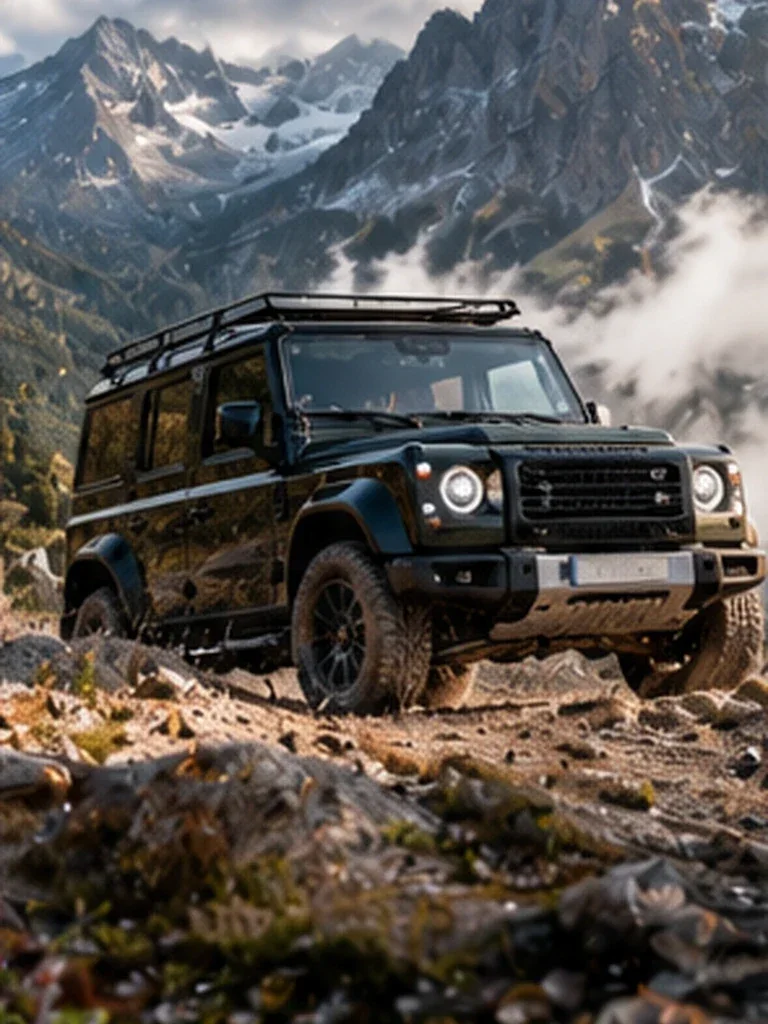 Alpine Off-Road Adventure Campaign AI prompt example for Automotive
