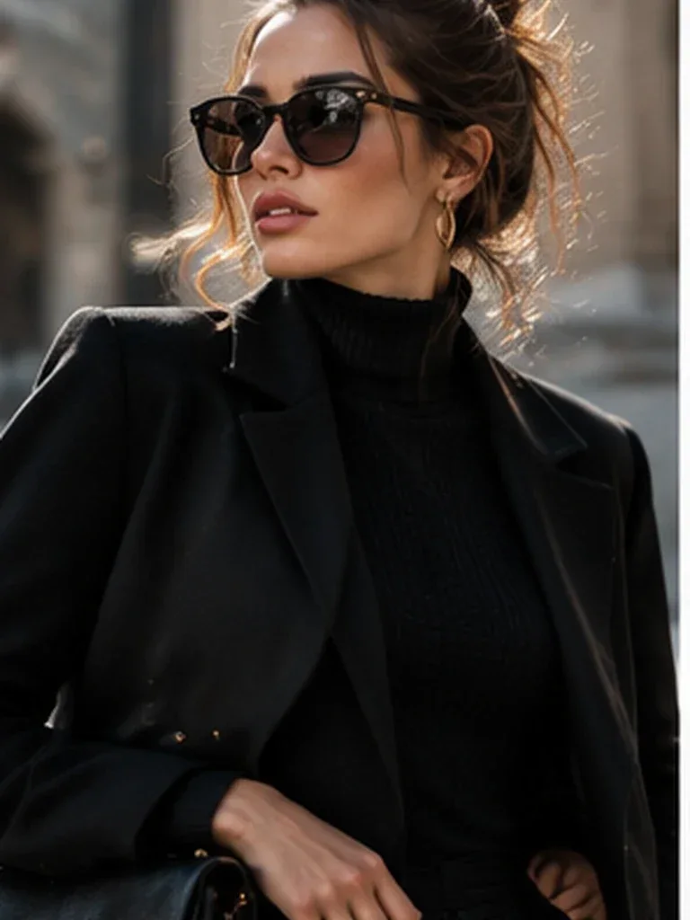 Minimalist Studio Fashion Editorial AI prompt example for Fashion